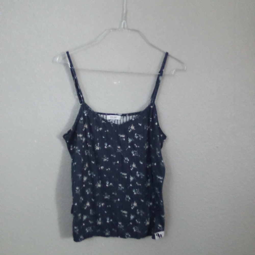 Nine West Blue and White Fitted Sleeveless Camisole ( Bag V )